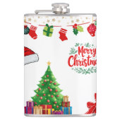 Fijne kerstfles heupfles (Voorkant)