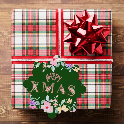 Fijne kerstvakantie ornament kaart (Insitu (Geschenk))