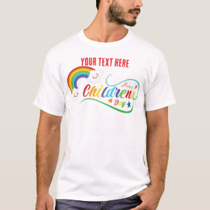Fijne Kinderdag – Pret & Kleurrijke Kids Feest T-shirt