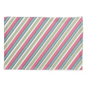 Fijne kleurstrepen kussensloop (Achterkant)
