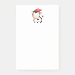 Fijne Koe in een Cute Red Pet Post-it® Notes