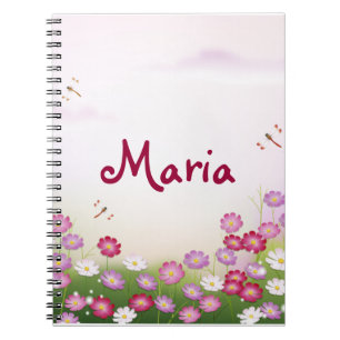 Fijne Koele Leuke Retro BloemenMode Girly Notitieboek