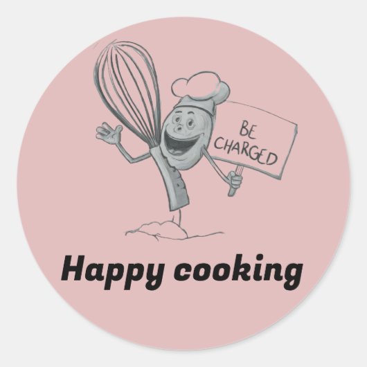 Fijne koken Sticker (Voorkant)