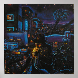 fijne kunstdruk/'La Media Luna''-adan hernandez Poster