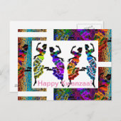 Fijne Kwanzaa! Briefkaart (Voorkant / Achterkant)