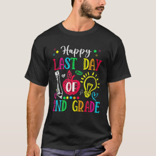 Fijne laatste dag van de 2de graad Afstuderen lera T-shirt