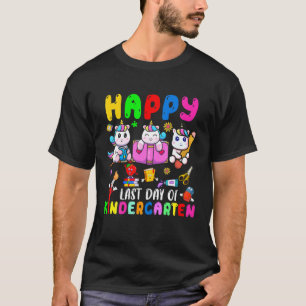 Fijne laatste dag van de kinderschoolleraar Kinder T-shirt