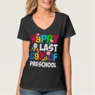 Fijne laatste dag van de leerkracht-leerling van d t-shirt