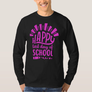 Fijne laatste dag van de schoolleraar, student Gra T-shirt