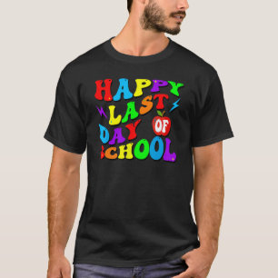 Fijne laatste dag van de schoolleraarsstudent t-shirt