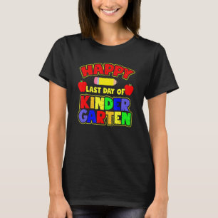 Fijne laatste dag van de schoolloopbaan Gra T-shirt