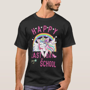 Fijne laatste dag van de schoolmooie orn met WiFi T-shirt