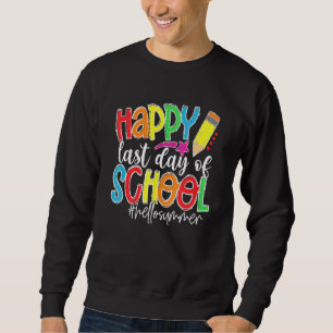 Fijne laatste dag van de schoolonderwijzer Kinder Trui