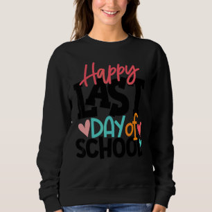 Fijne laatste dag van de schoolstudenten en docent trui