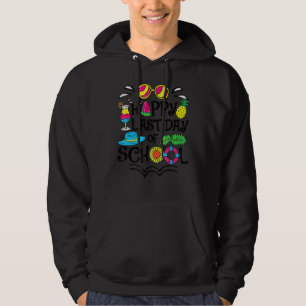 Fijne laatste dag van de schoolstudenten en lerare hoodie