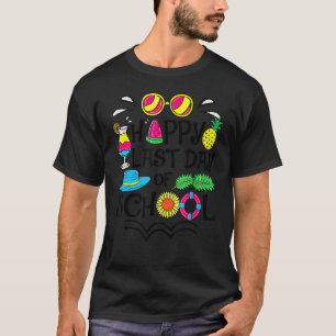 Fijne laatste dag van de schoolstudenten en lerare t-shirt