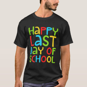 Fijne laatste dag van de schoolstudenten en lerare t-shirt