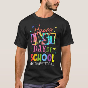 Fijne laatste dag van de schooltijd Tie Dye Studen T-shirt