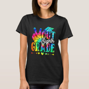 Fijne laatste dag van de schoolvrede in de achtste t-shirt