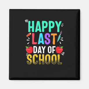 Fijne laatste dag van de studie van schoollerarenw magneet