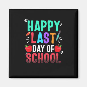 Fijne laatste dag van de studie van schoollerarenw magneet