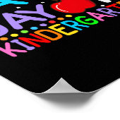 Fijne laatste dag van het Afstuderen Kindergarten Poster (Hoek)