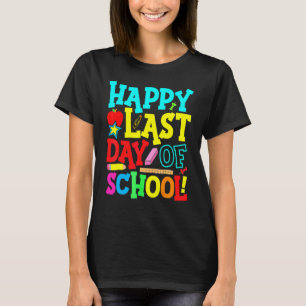 Fijne laatste dag van het Afstuderen van de school T-shirt