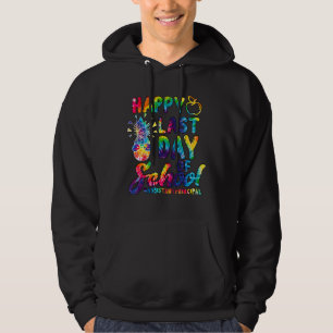 Fijne laatste dag van schoolassistent hoofdartikel hoodie