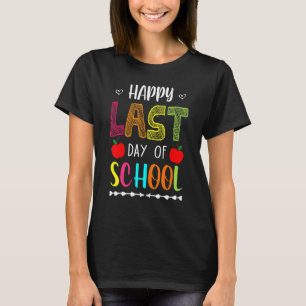 Fijne laatste dag van schoolzomervakantie Leerscho T-shirt