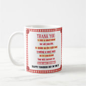 Fijne lerarendag voor u koffiemok (Links)