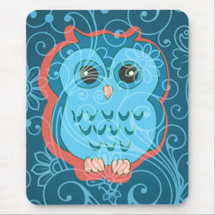 Fijne Leuke Koele Retro BloemenMode Girly Muismat