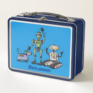 Fijne leuke robots trio cartoon