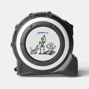 Fijne leuke robots trio cartoon rolmaat