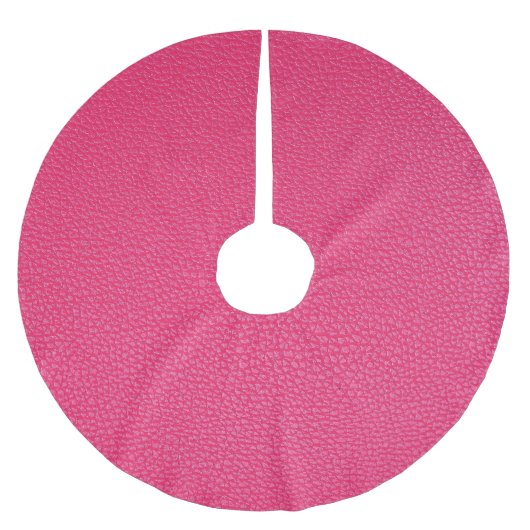 Fijne luxe roze doek textuur. kerstboom rok (Voorkant)