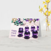 Fijne Mardi Gras! Kaart (Gele Bloem)