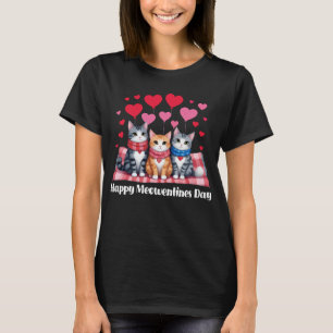 Fijne Meowentine's Day Valentijnsdag Kattenliefheb T-shirt