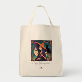 Fijne Meowloween! Schoudertas Tote Bag