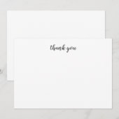Fijne minimalistische bedankt (Voorkant / Achterkant)