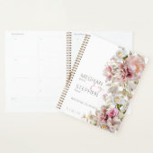 Fijne Moderne Roze Blush Roos & Lily Wedding Planner (Display)