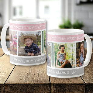 Fijne Moederdag Beste Nanny 4 Foto Collage Koffiemok
