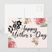 Fijne Moederdag Briefkaart (Voorkant / Achterkant)