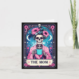 Fijne moederdag de moeder tarotkaart skelet mama kaart