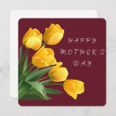 Fijne Moederdag Feestdagenkaart (Voorkant / Achterkant)