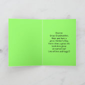 Fijne Moederdag grootmoeder Lily van de V Kaart (Binnen)