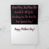 Fijne Moederdag! Kaart (Binnen)