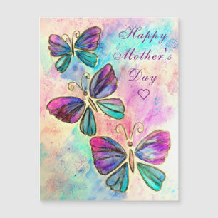Fijne Moederdag kaart met Butterflies
