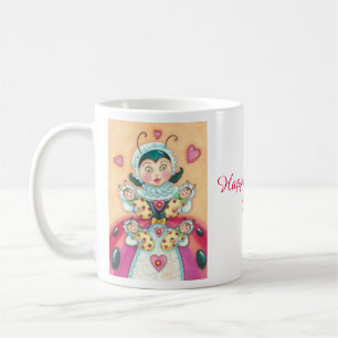 Fijne Moederdag LIEVENBUG BABYS BEKER Koffiemok
