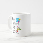 Fijne Moederdag. Mam, ik hou van je. Koffiemok (Voorkant links)