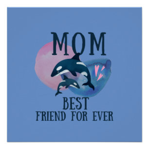 Fijne Moederdag met alle liefde Perfect Poster