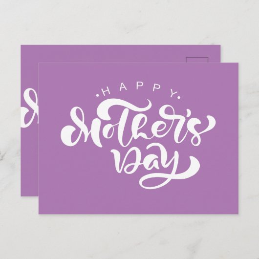 Fijne Moederdag met liefde Briefkaart (Voorkant / Achterkant)